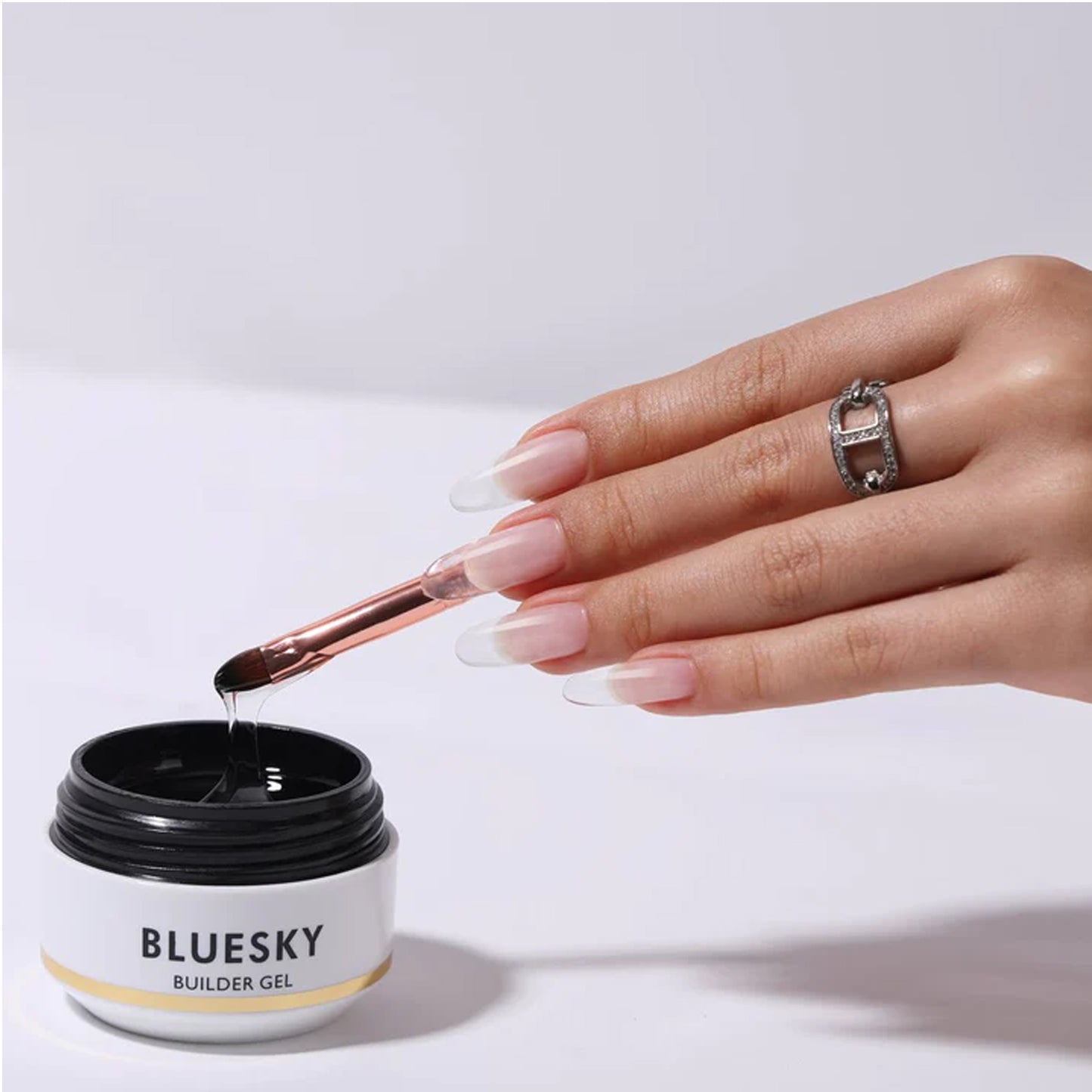 2x Bluesky UV LED Nail Art Clear Builder Gel | 15ml