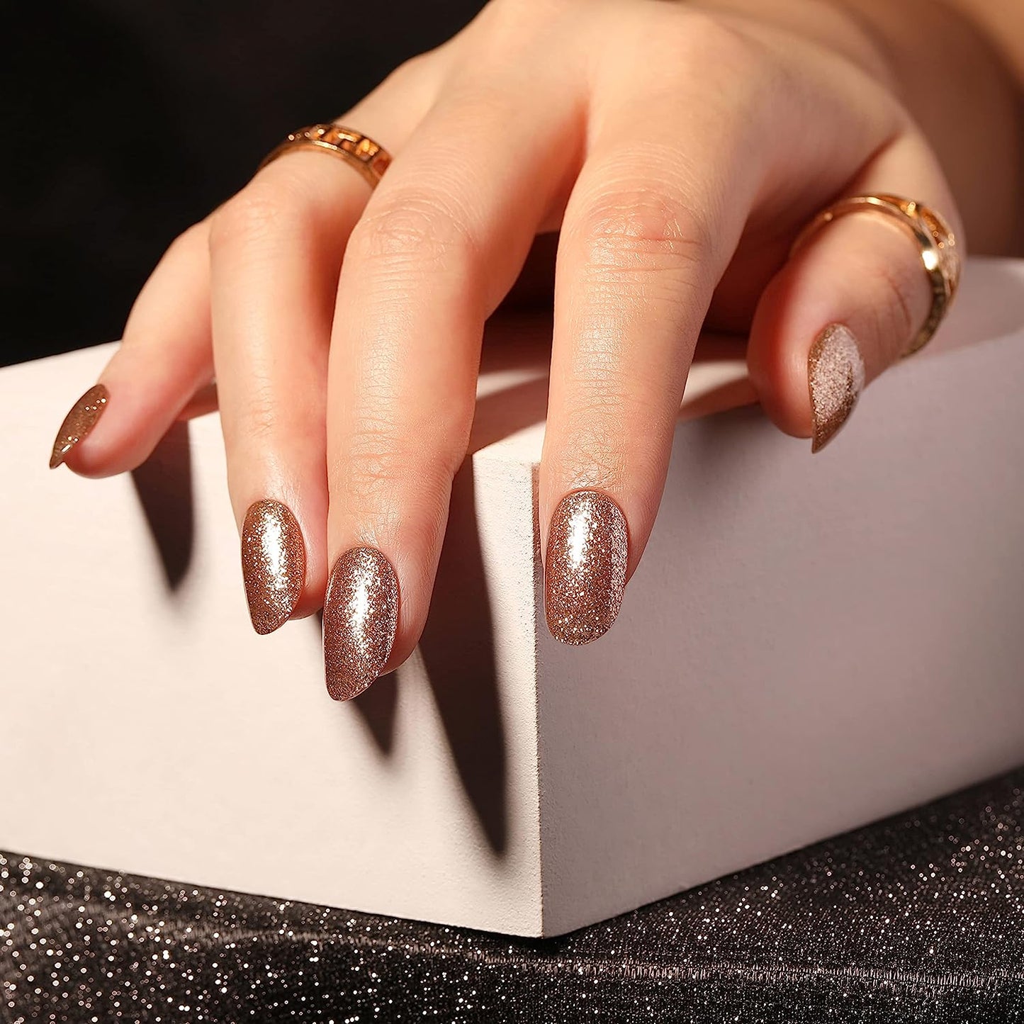 Bluesky Classic Platinum Gel Polish – Champagne Sparkle (Platinum 04) | 10ml