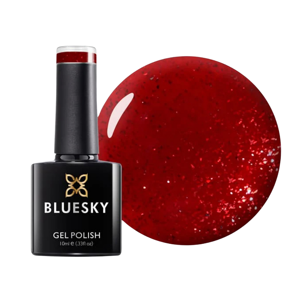 Bluesky Gel Polish – Red Glimmer (A001) | 10ml