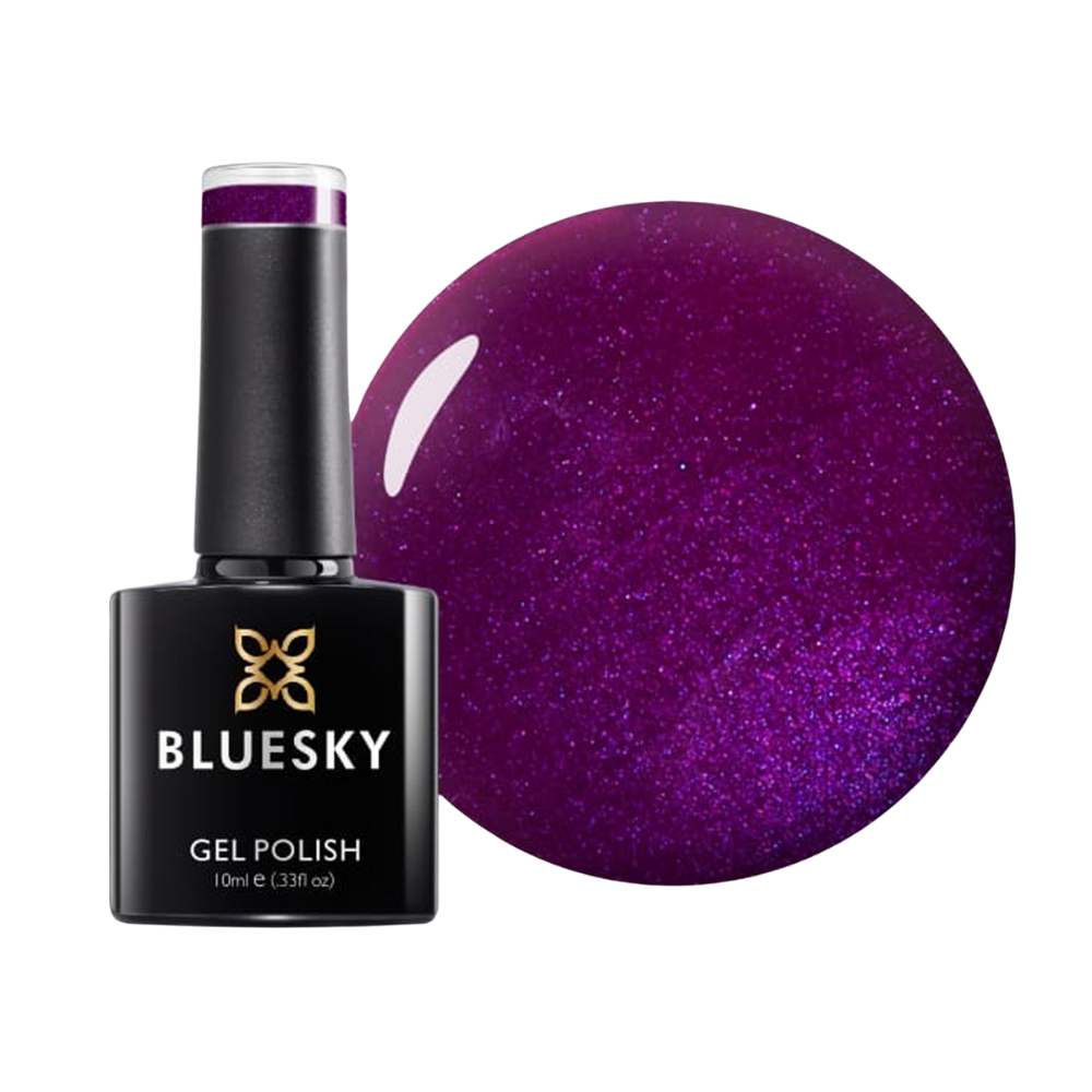 Bluesky Gel Polish – Maroon Shine (A120) | 10ml