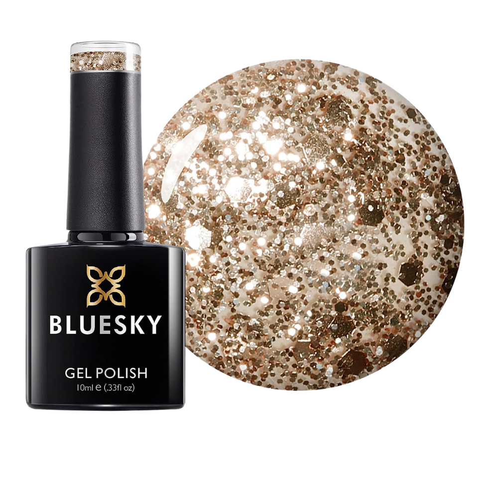 Bluesky Gel Polish – Gold Button (DC002) | 10ml