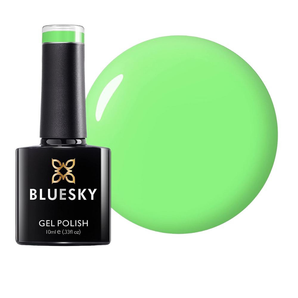 Bluesky Neon Gel Polish – Apple Green (N10) | 10ml