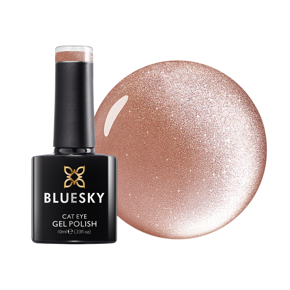 Bluesky Satin Cat Eye Gel Polish – Coral Cascade (SJC04) | 10ml