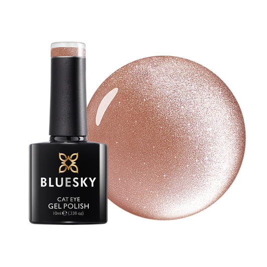 Bluesky Satin Cat Eye Gel Polish – Coral Cascade (SJC04) | 10ml