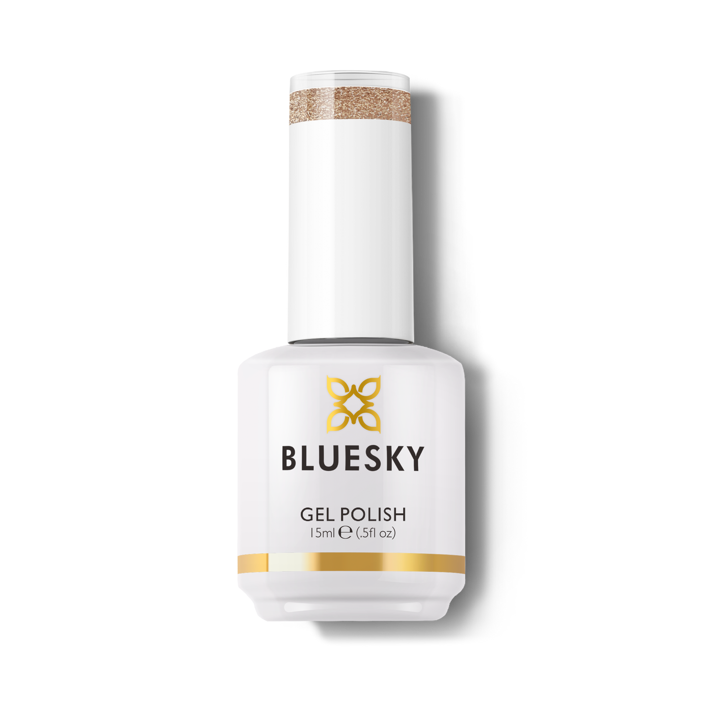 Bluesky Classic Platinum Gel Polish – Champagne Sparkle (Platinum 04P) | 15ml