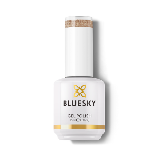 Bluesky Classic Platinum Gel Polish – Champagne Sparkle (Platinum 04P) | 15ml
