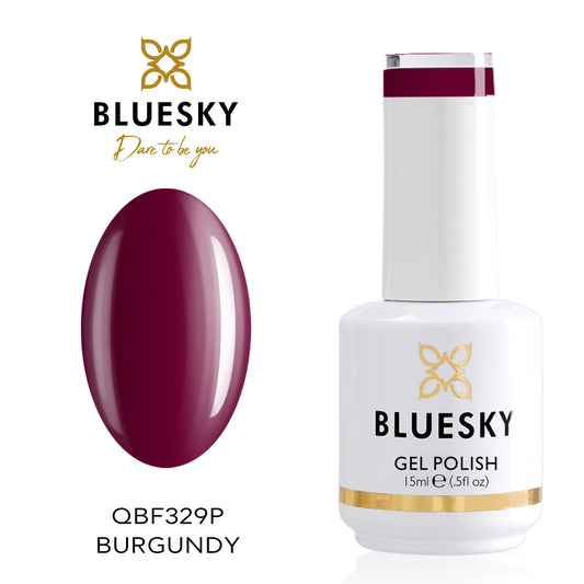 Bluesky Gel Polish Red Series QBF329P | Burgundy | 15 ml.
