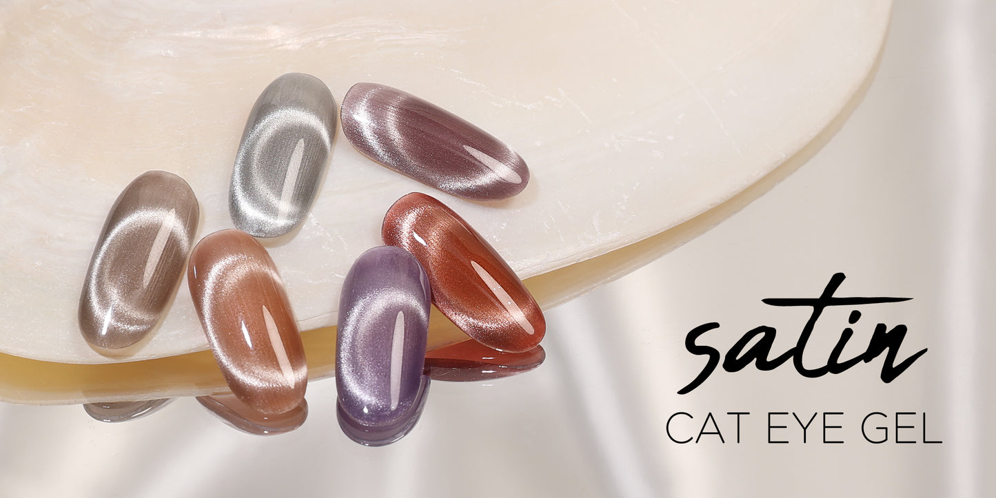 Bluesky Satin Cat Eye Gel Polish – Bundle of 6 Colors | 10ml