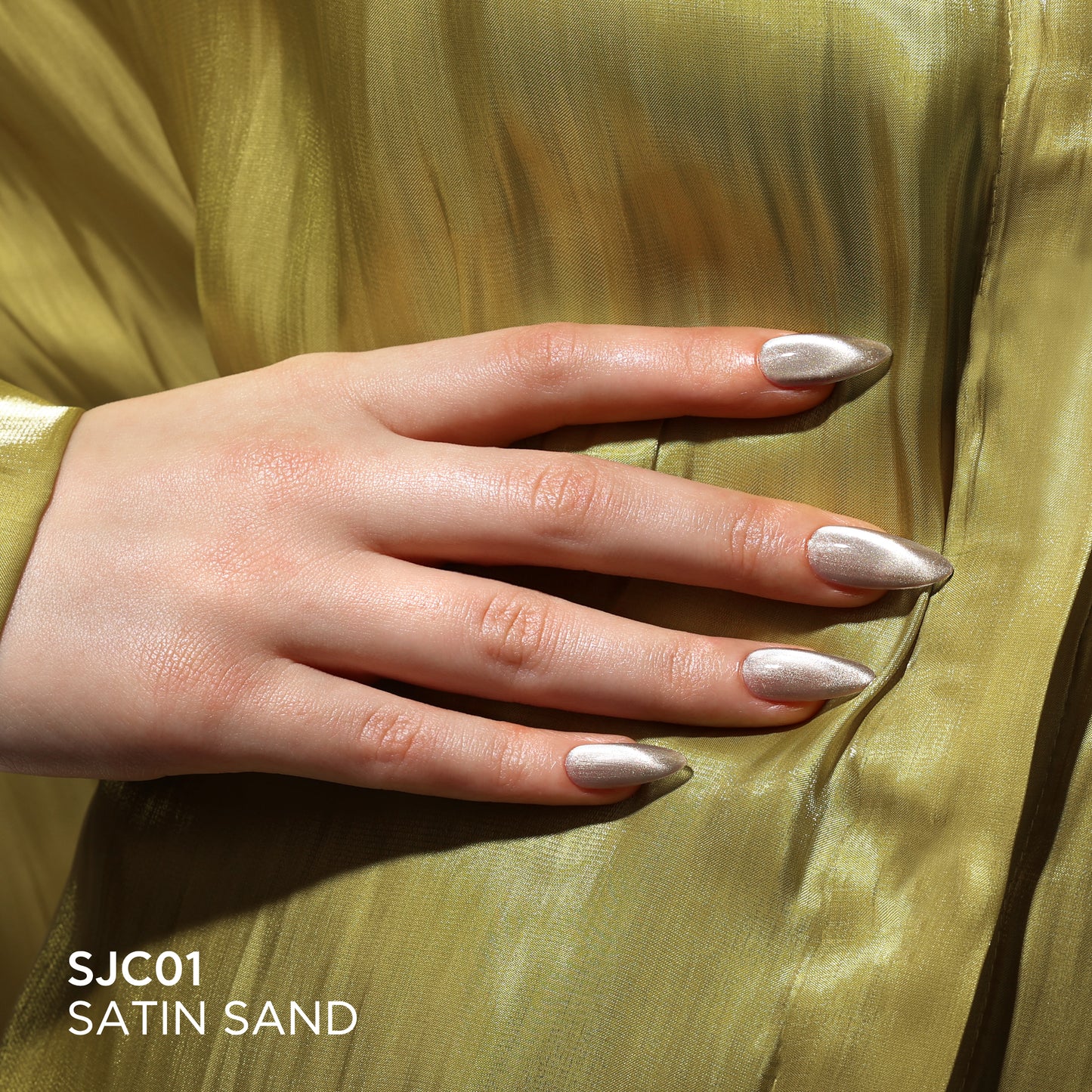 Bluesky Satin Cat Eye Gel Polish – Satin Sand (SJC01) | 10ml