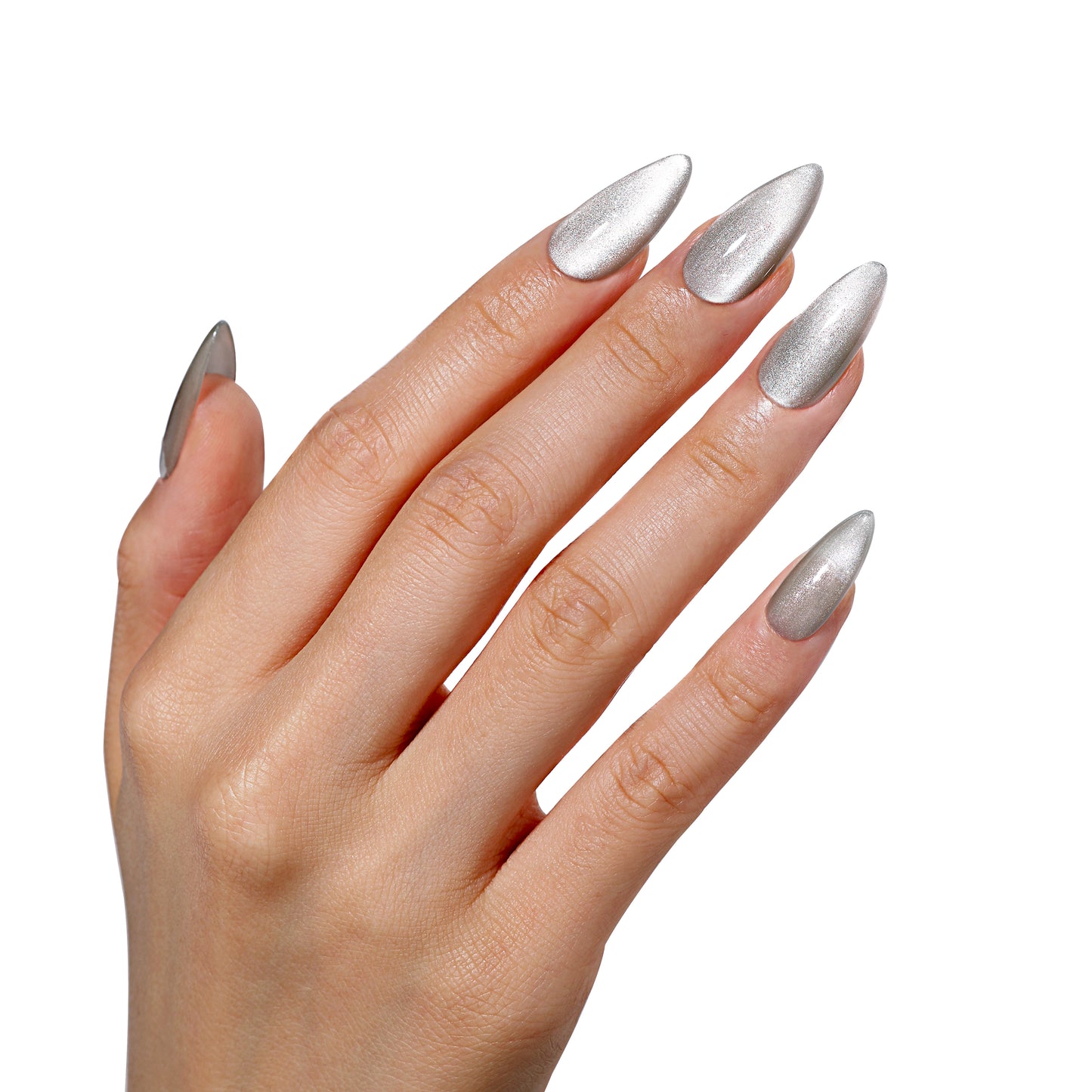 Bluesky Satin Cat Eye Gel Polish – Silver Moonstone (SJC02) | 10ml