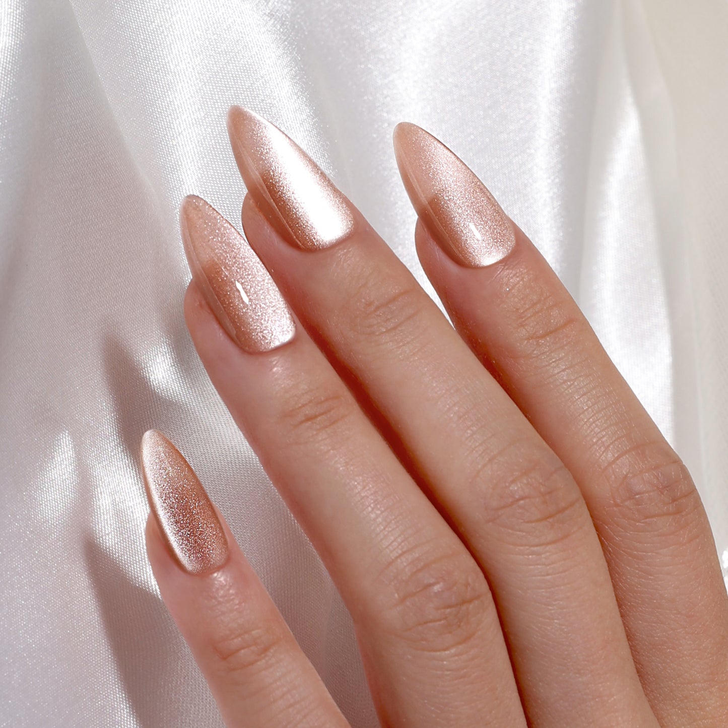 Bluesky Satin Cat Eye Gel Polish – Coral Cascade (SJC04) | 10ml