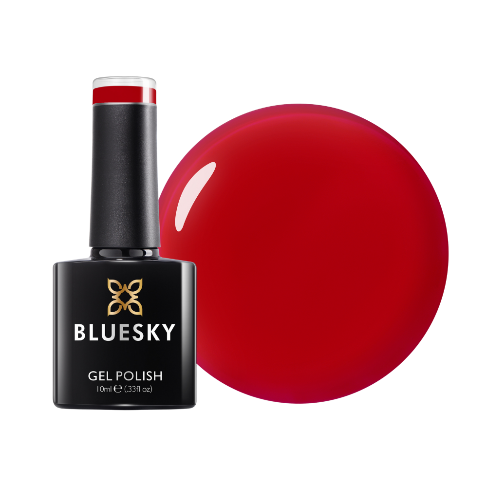 Bluesky Spring Summer 2025 Gel Polish – Fiery Red (SS2520) | 10ml
