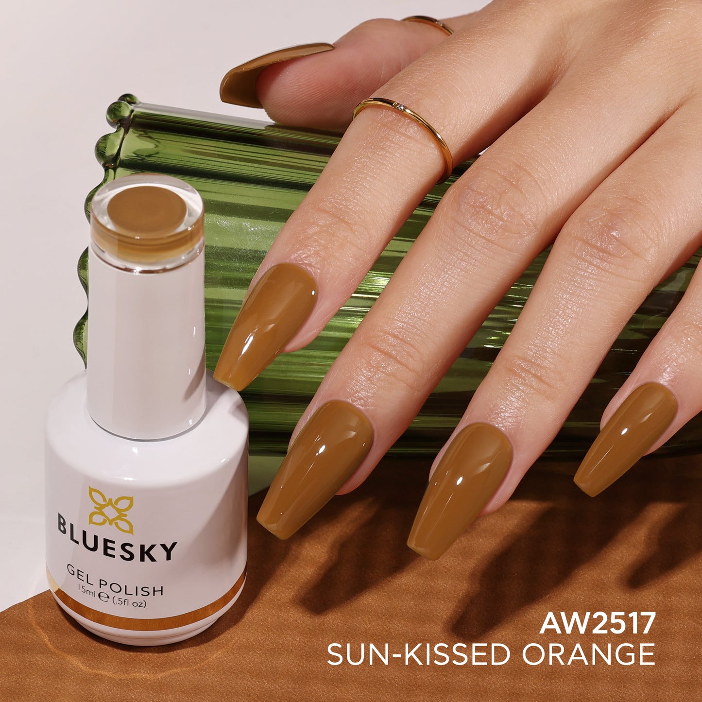 Bluesky Gel Polish Autumn Winter – Sun-Kissed Orange (AW2517P) | 15ml | Australia Stock
