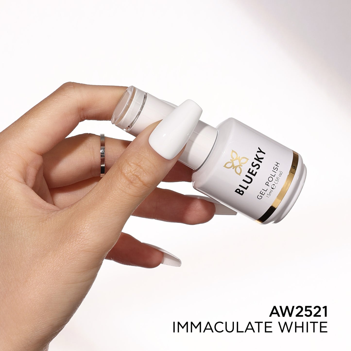 Bluesky Gel Polish Autumn Winter – Immaculate White (AW2521P) | 15ml | Australia Stock