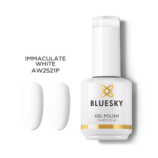 Bluesky Gel Polish Autumn Winter – Immaculate White (AW2521P) | 15ml | Australia Stock