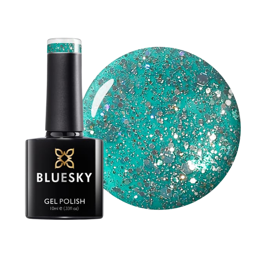 Bluesky Gel Polish – Teal Blue Green (BLZ10) | 10ml