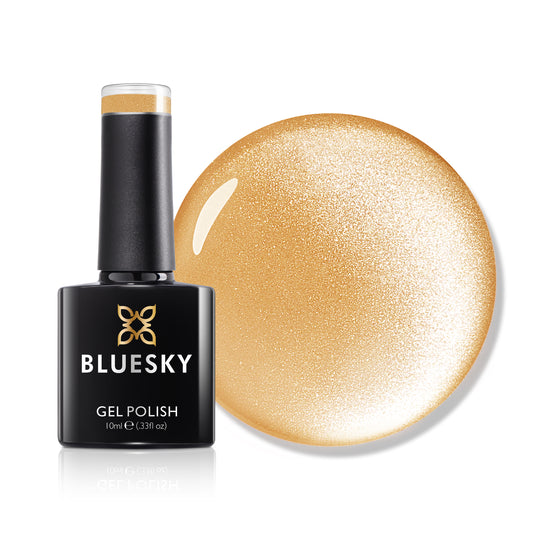 Bluesky Crystal Candy Cat Eye Gel Polish – Champagne Rose (CCC03) 10ml | Australia Stock