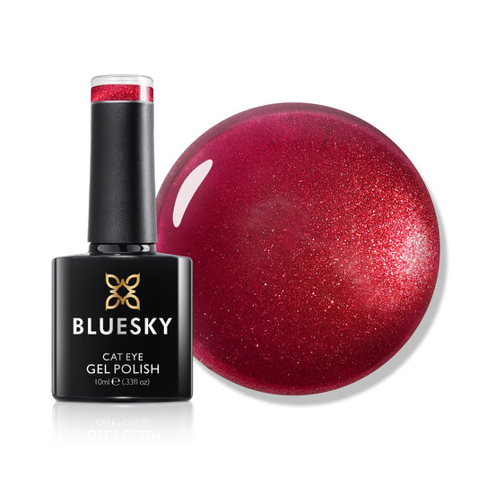 Bluesky Red Cat Eye Gel Polish – Velvet Burgundy (RRC05) 10ml | Australia Stock