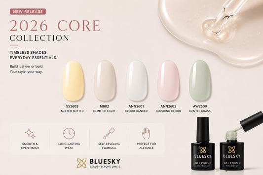 Bluesky Gel Polish 2026 Core Collection –  5 Bottles Collection 10ml | Australia Stock